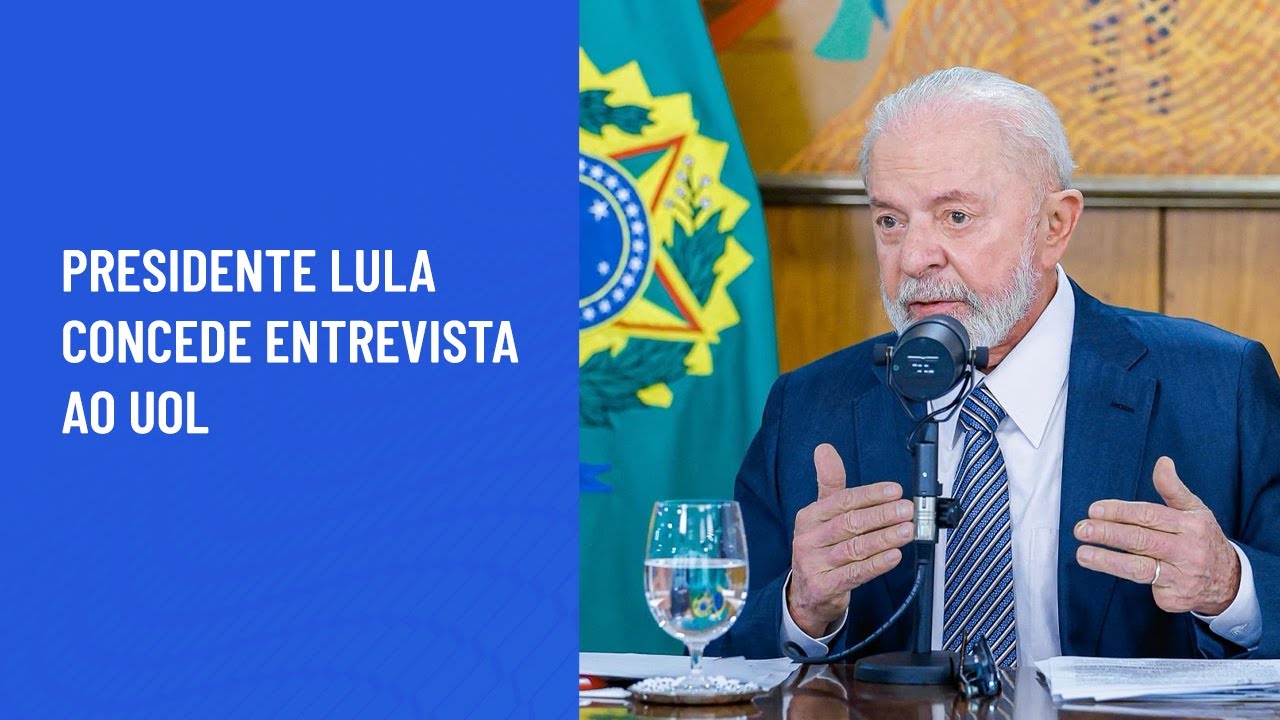 Presidente Lula concede entrevista ao UOL