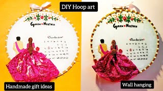 Hoop art embroidery/Beautiful gift idea/customized