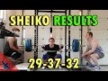 MY RESULTS OF SHEIKO POWERLIFTING PROGRAM 29-37-32