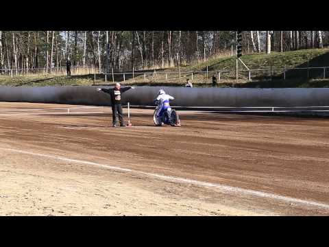Nicki Pedersen Speedway Practice  MSC Wölfe Wittstock 18.03.2015