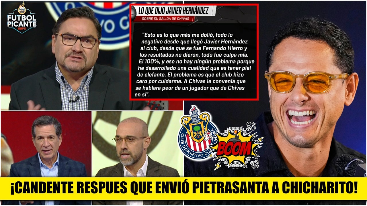Pietra ESTALLÓ contra CHICHARITO por sus palabras sobre CHIVAS: Es un MALAGRADECIDO | Futbol Picante