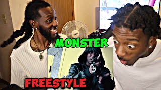FIRST TIME LISTENING!!! Kendrick Lamar - &quot;Monster Freestyle&quot; (REACTION!!!)