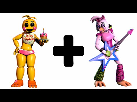 Toy Chica + Glamrock Chica = ??? | FNAF ANIMATION PART 55