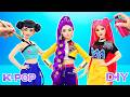 Barbie Glow Up For Rumi Zoey Mira K Pop Demon Hunters DIY For Huntrix Dolls