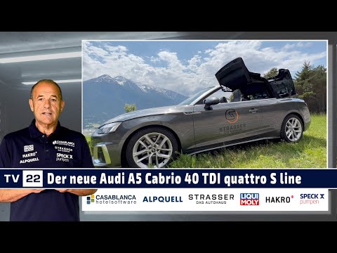 MOBIL TV22: Der neue Audi A5 Cabrio 40 TDI quattro S line (2023)