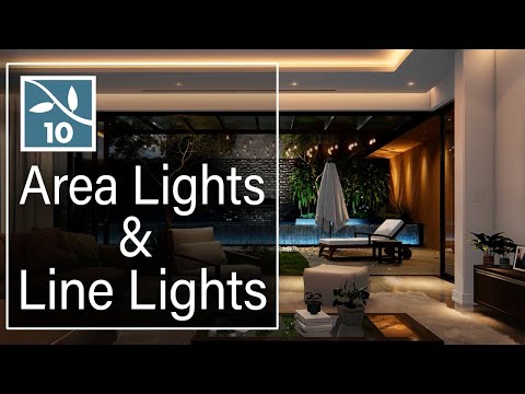 Area Lights and Line Lights in Lumion - 3D Architecture Visualization