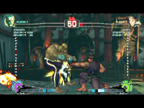 SSF4 AE: shioda6ts(Sagat) vs jyobin(Ryu) - HD 720p