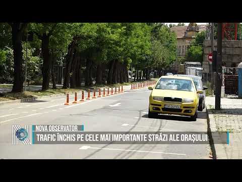 Trafic închis pe cele mai importante străzi ale orașului