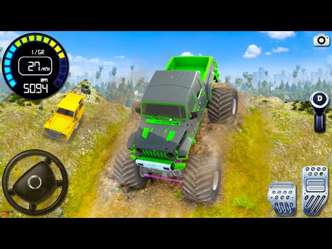 Monster Truck Mountain Off-road - 6x6 Off Road Monster Jam Truck - Android Gameplay