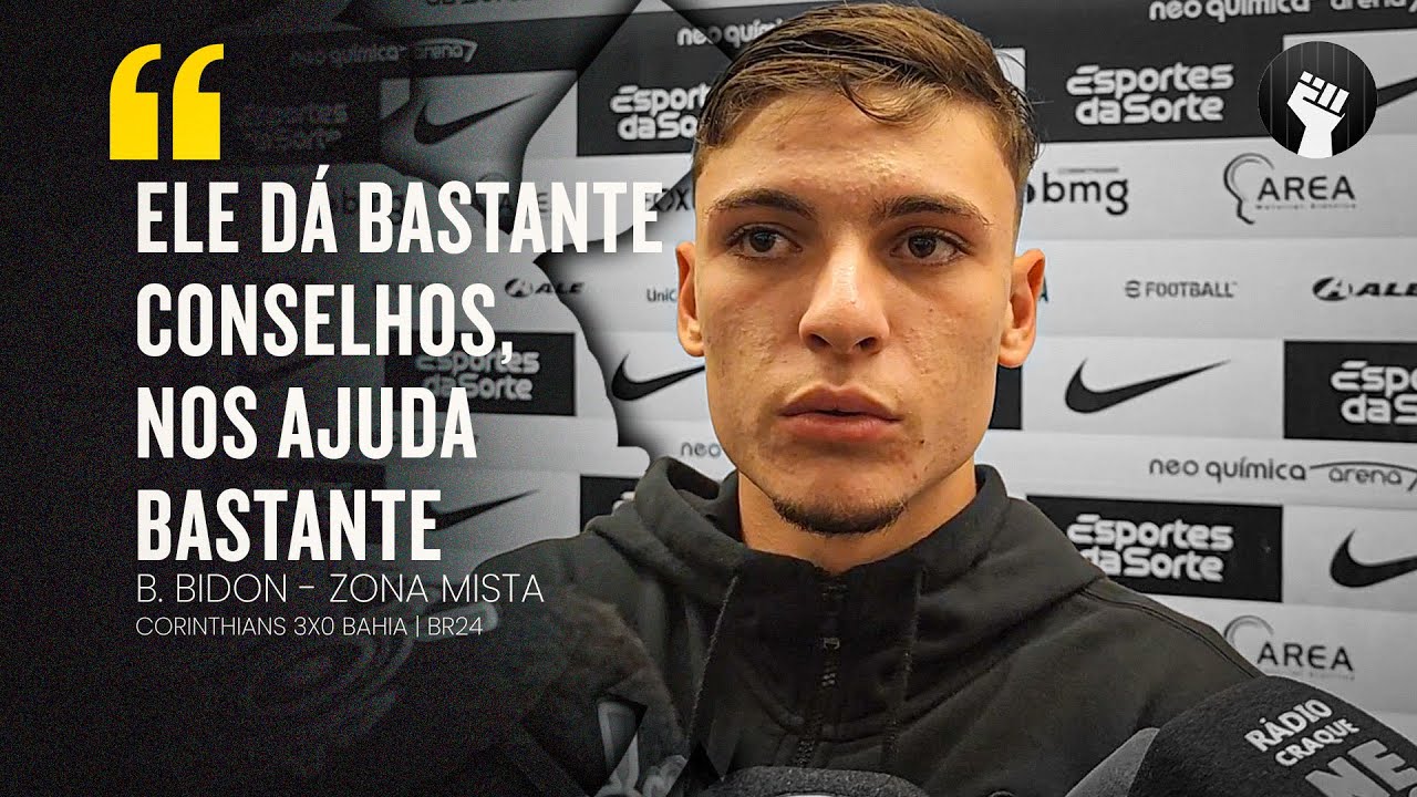 BRENO BIDON CITA VOLTA À TITULARIDADE E IMPORTÂNCIA DE RAMÓN DÍAZ NO CORINTHIANS