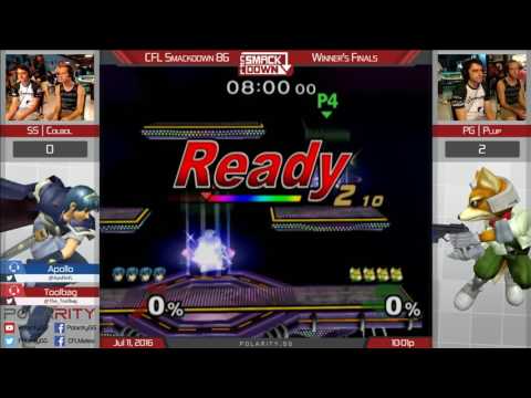 CFL Smackdown 86 - Colbol (Marth, Fox) vs Plup (Fox) - SSBM Winners Finals