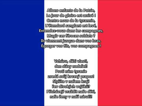 La Marseillaisa - Francouzská hymna (český překlad)