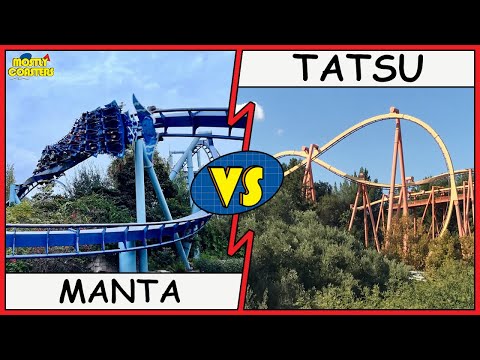 Manta VS Tatsu - Which is the BEST Flying Coaster?