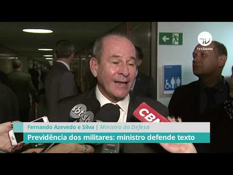 Previdência dos militares: ministro defende texto - 09/09/19