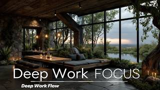 Deep work music - Focus ambient for productivity and flow - Calm nature work & study music