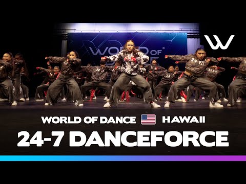 24-7 Danceforce | FRONT ROW | EXHIBITION | World of Dance Hawaii 2025 | #WODHI25