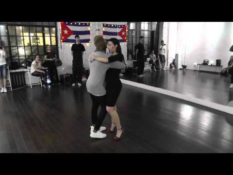 Bachata Class 31.03.16 at D'AKOKAN Dance School - Yoandy & Natasha