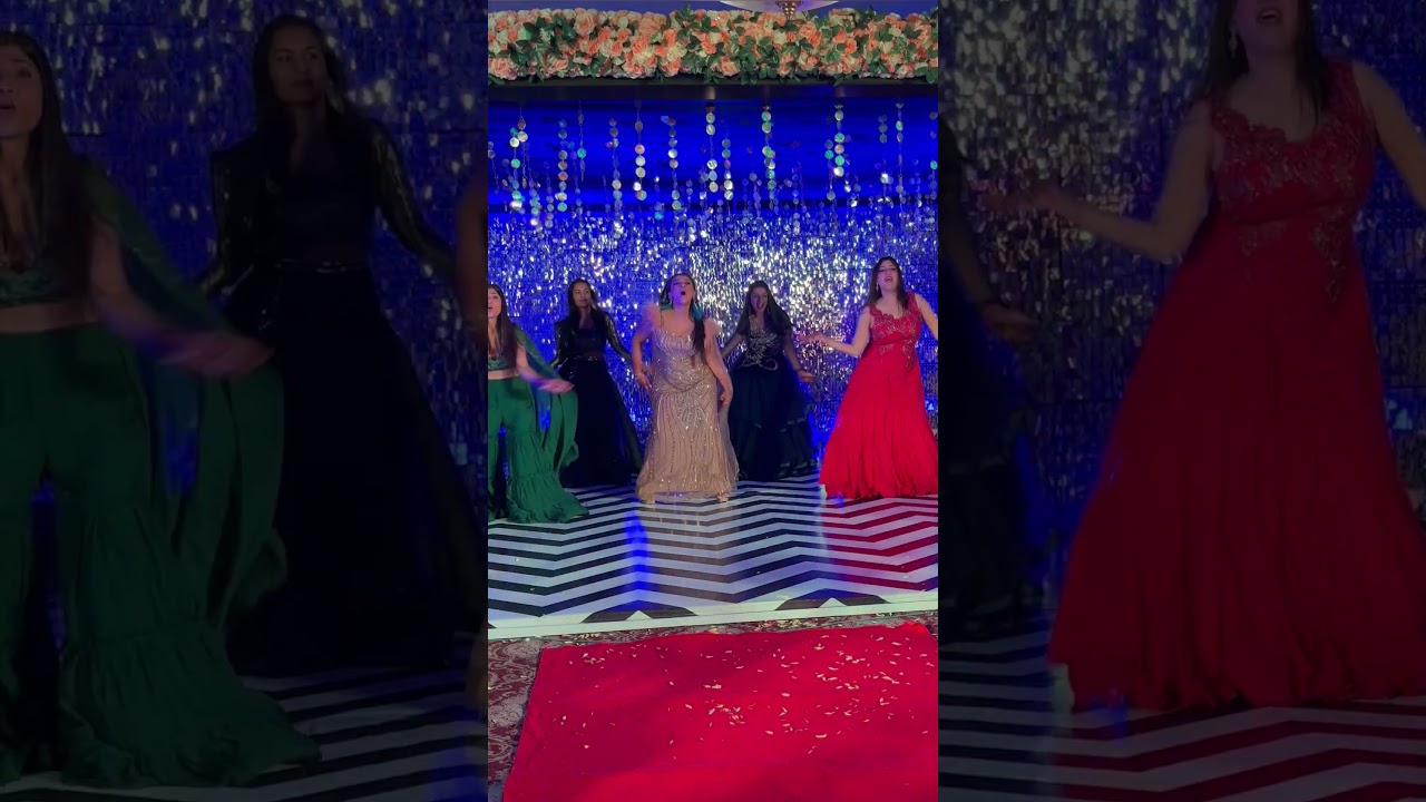 Bridemaids Dance on Nadiyon Paar | Sangeet | Dance cover | #ytshorts