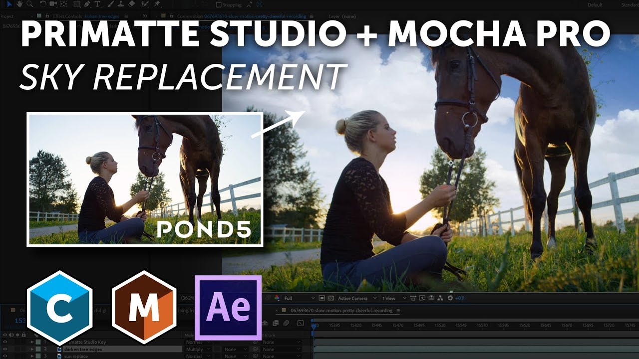 Sky Replacement Tutorial with Continuum Primatte Studio and Mocha Pro