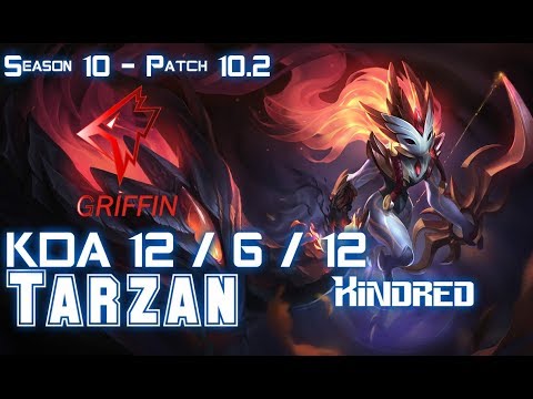 GRF Tarzan KINDRED vs OLAF Jungle - Patch 10.2 KR Ranked