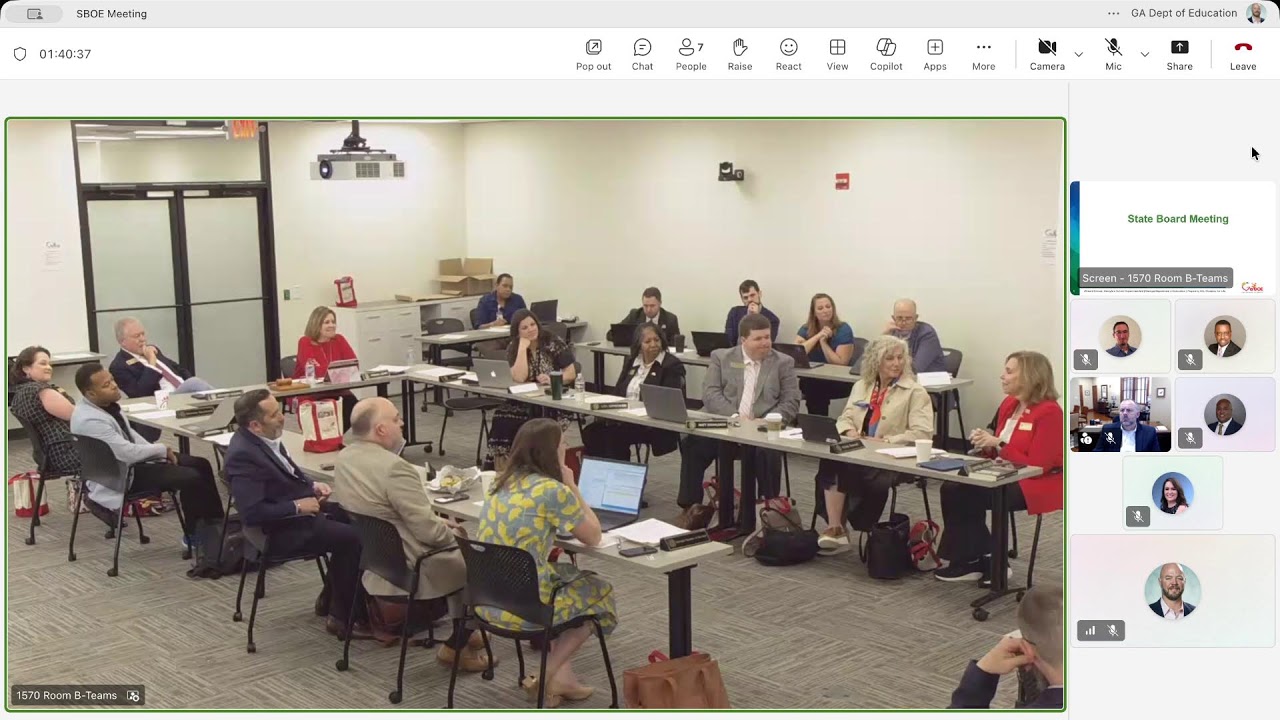 Georgia Department of Education - State Board Meeting 3-26-2026