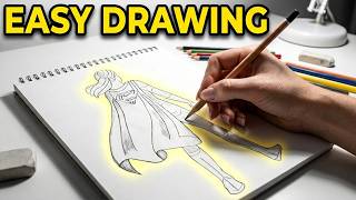 Draw Supergirl in Minutes: The Easiest Method Ever!
