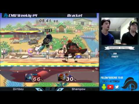 CMU Weekly #4 - Dirtboy (Squirtle) vs. Shampow (Ganondorf)