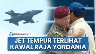 Penampakan Gagah Jet Tempur F-16 TNI AU Kawal Kepulangan Raja Yordania Sahabat Dekat Prabowo