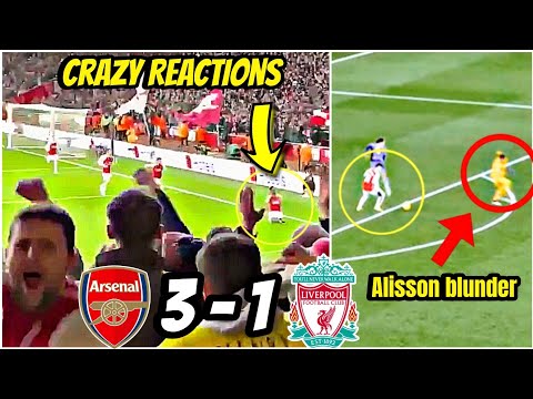 🔥 Unbelievable Reactions From Arsenal Fans After Epic 3-1 Win Over Liverpool!