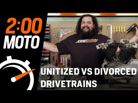 2 Minute Moto - Unitized vs Divorced Drivetrains