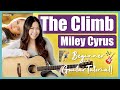 The Climb Miley Cyrus Beginner Guitar Tutorial EASY Lesson with Chords, Strumming & Play-Along! 🎸