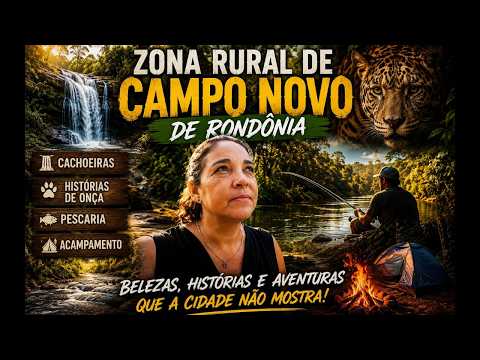 Um PARAÍSO SECRETO em Rondônia que poucos conhecem (Águas Cristalinas e Onças)🐆💦