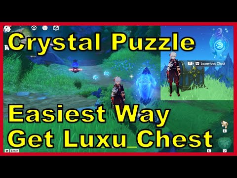 Easiest Way To Solve Crystal Puzzle & Get Luxurious Chest (North of New Fontaine Research Institute)