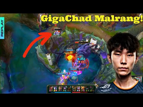 Malrang Flashes In To  STEAL The Baron Without SMITE Against FNC!!