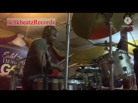 DrumCam: Warming Up with CWESI OTENG ft MOGmusic ALL ABOUT YOU || Skbeatz (Pardon my mistakes)