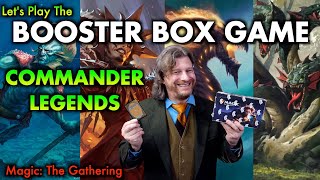 Let's Play The Commander Legends Booster Box Game! Opening Magic: The Gathering's New Set!