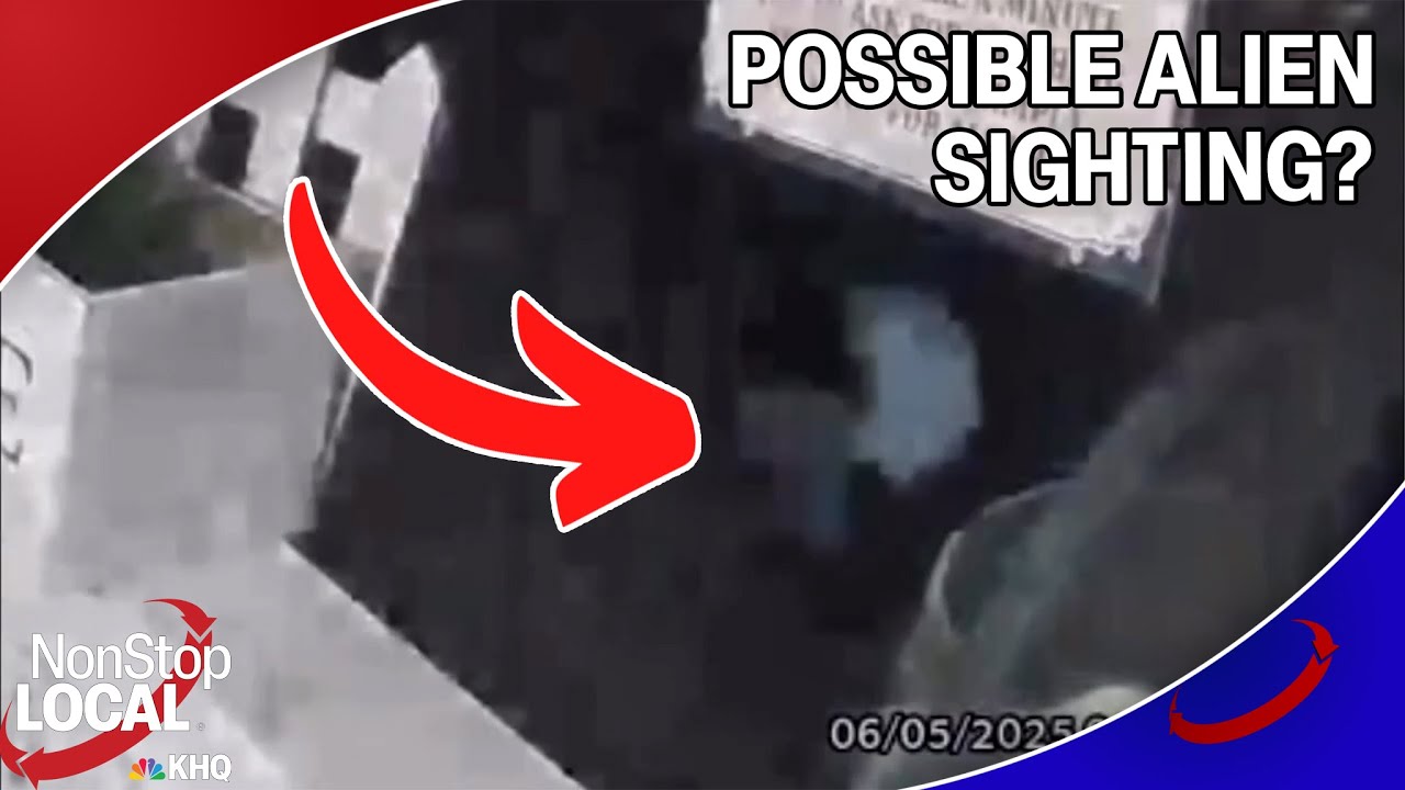 Compton Resident Captures Mysterious Humanoid Figure on Security Camera, Echoing Las Vegas Sighting