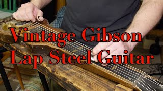Video thumbnail for BLUES and more on a VINTAGE GIBSON LAP STEEL GUITAR by Andreas Brink