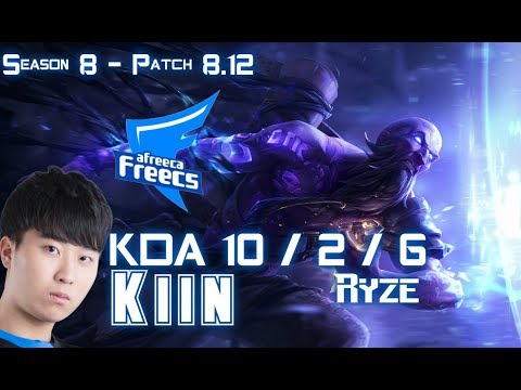 AFs Kiin RYZE vs GALIO Mid - Patch 8.12 KR Ranked