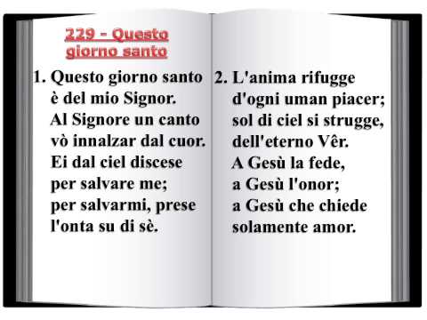 229 Questo giorno santo - Innario Chiesa Cristiana Avventista del Settimo Giorno 2014