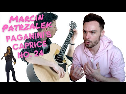 FIRST TIME REACTING TO Marcin Patrzalek - Paganini's Caprice no. 24