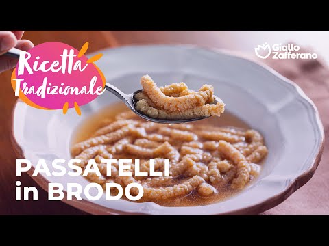 PASSATELLI in BRODO - RICETTA TRADIZIONALE🥄💛
