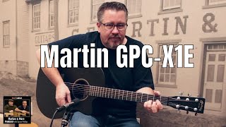 Video thumbnail for Martin Guitar Remastered X Series: GPC-X1E Black | NAMM 2024 by Maury's Music