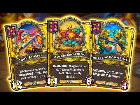 This BRAND NEW MECH BUILD is Beyond BROKEN | Hearthstone Battlegrounds