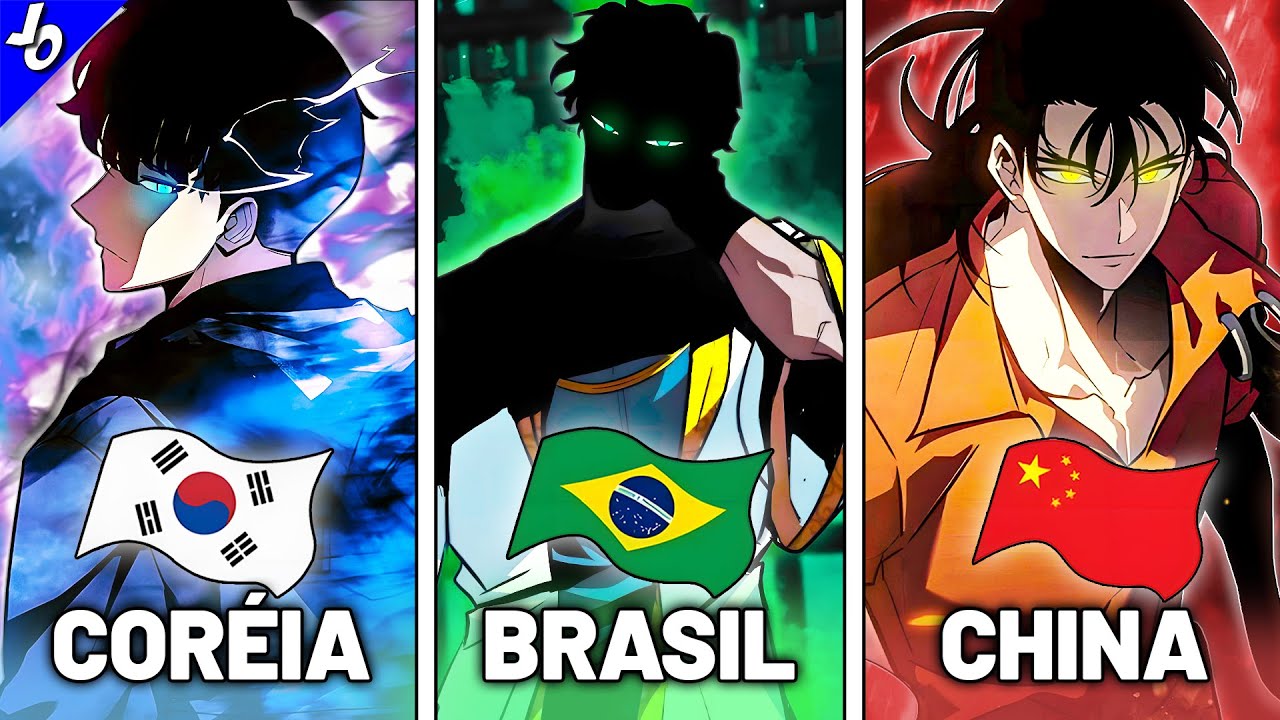 O CAÇADOR MAIS FORTE DE CADA PAÍS EM SOLO LEVELING!