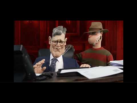 Spitting image but only when Nigel Farage is on screen (credit to spittingimageofficial.com)