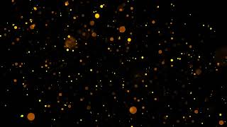 Abstract Motion Shining Gold Particles Background - 1 Hour Version - Free Stock Video
