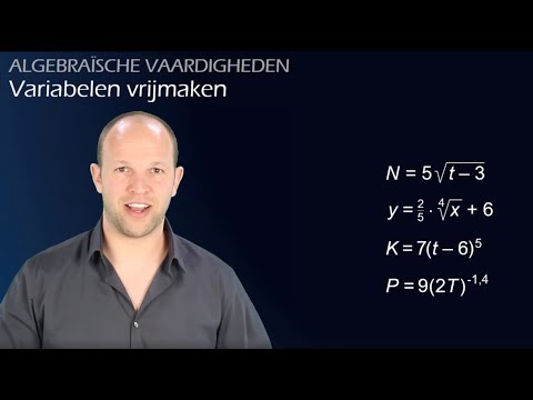 Variabele vrijmaken in formules met wortels en machten (vwo A/C) - WiskundeAcademie