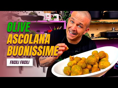 Un carico di OLIVE ASCOLANE facili facili - Ricetta buonissima per tutti