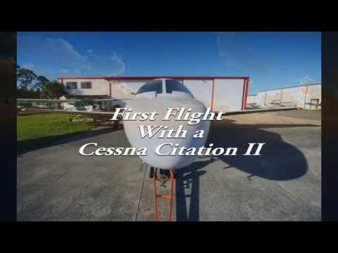 First Flight with a Cessna Citation II